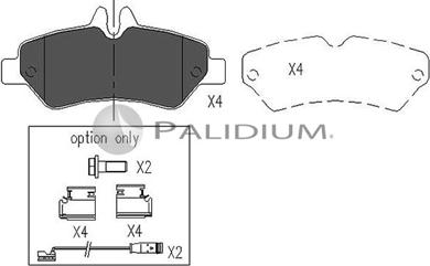 Ashuki P1-1051 - Kit de plaquettes de frein, frein à disque cwaw.fr