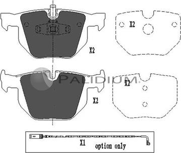 Ashuki P1-1069 - Kit de plaquettes de frein, frein à disque cwaw.fr