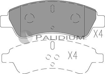 Ashuki P1-1004 - Kit de plaquettes de frein, frein à disque cwaw.fr