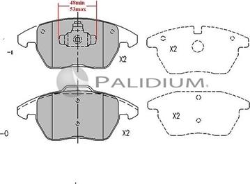 Ashuki P1-1005 - Kit de plaquettes de frein, frein à disque cwaw.fr