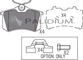 Ashuki P1-1000 - Kit de plaquettes de frein, frein à disque cwaw.fr