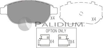 Ashuki P1-1007 - Kit de plaquettes de frein, frein à disque cwaw.fr