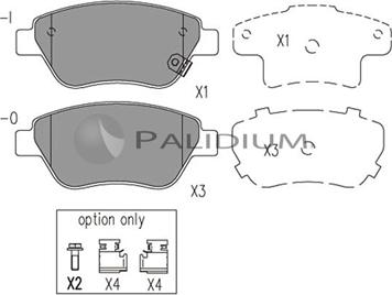 Ashuki P1-1019 - Kit de plaquettes de frein, frein à disque cwaw.fr