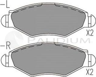 Ashuki P1-1013 - Kit de plaquettes de frein, frein à disque cwaw.fr