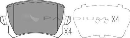 Ashuki P1-1087 - Kit de plaquettes de frein, frein à disque cwaw.fr