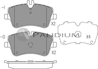 Ashuki P1-1039 - Kit de plaquettes de frein, frein à disque cwaw.fr