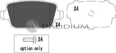 Ashuki P1-1030 - Kit de plaquettes de frein, frein à disque cwaw.fr