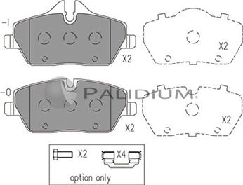 Ashuki P1-1031 - Kit de plaquettes de frein, frein à disque cwaw.fr