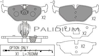 Ashuki P1-1037 - Kit de plaquettes de frein, frein à disque cwaw.fr