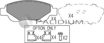 Ashuki P1-1024 - Kit de plaquettes de frein, frein à disque cwaw.fr