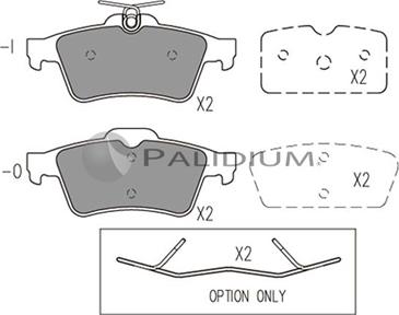 Ashuki P1-1021 - Kit de plaquettes de frein, frein à disque cwaw.fr