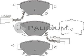 Ashuki P1-1074 - Kit de plaquettes de frein, frein à disque cwaw.fr