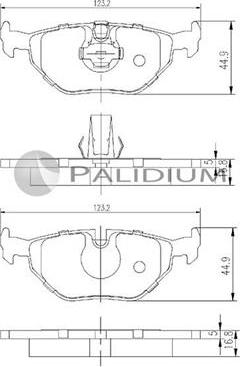 Ashuki P1-1076 - Kit de plaquettes de frein, frein à disque cwaw.fr