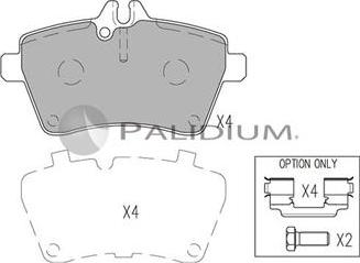 Ashuki P1-1070 - Kit de plaquettes de frein, frein à disque cwaw.fr