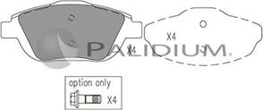 Ashuki P1-1190 - Kit de plaquettes de frein, frein à disque cwaw.fr