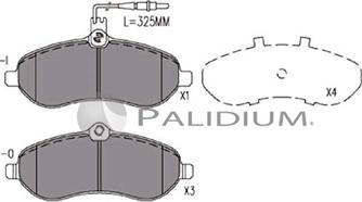 Ashuki P1-1145 - Kit de plaquettes de frein, frein à disque cwaw.fr