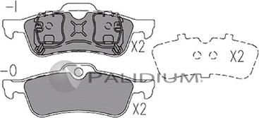 Ashuki P1-1140 - Kit de plaquettes de frein, frein à disque cwaw.fr