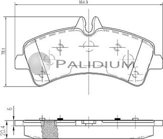 Ashuki P1-1142 - Kit de plaquettes de frein, frein à disque cwaw.fr