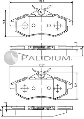 Ashuki P1-1151 - Kit de plaquettes de frein, frein à disque cwaw.fr