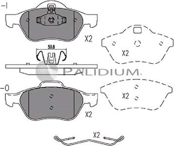 Ashuki P1-1153 - Kit de plaquettes de frein, frein à disque cwaw.fr