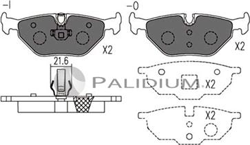 Ashuki P1-1109 - Kit de plaquettes de frein, frein à disque cwaw.fr