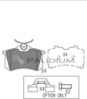 Ashuki P1-1118 - Kit de plaquettes de frein, frein à disque cwaw.fr