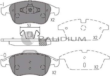 Ashuki P1-1139 - Kit de plaquettes de frein, frein à disque cwaw.fr