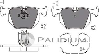 Ashuki P1-1137 - Kit de plaquettes de frein, frein à disque cwaw.fr