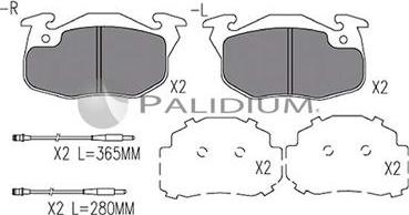 Ashuki P1-1395 - Kit de plaquettes de frein, frein à disque cwaw.fr