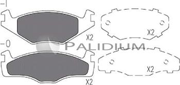 Ashuki P1-1309 - Kit de plaquettes de frein, frein à disque cwaw.fr