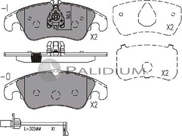 Ashuki P1-1332 - Kit de plaquettes de frein, frein à disque cwaw.fr