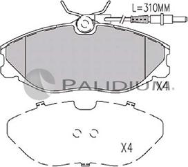 Ashuki P1-1264 - Kit de plaquettes de frein, frein à disque cwaw.fr