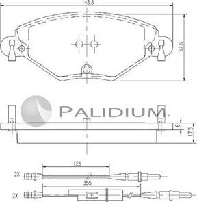 Ashuki P1-1200 - Kit de plaquettes de frein, frein à disque cwaw.fr