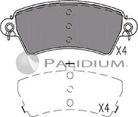 Ashuki P1-1214 - Kit de plaquettes de frein, frein à disque cwaw.fr