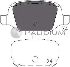 Ashuki P1-1286 - Kit de plaquettes de frein, frein à disque cwaw.fr