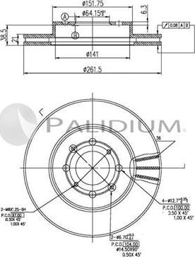 Ashuki P330-099 - Disque de frein cwaw.fr