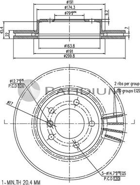 Ashuki P330-046 - Disque de frein cwaw.fr