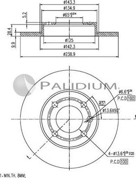 Ashuki P330-066 - Disque de frein cwaw.fr