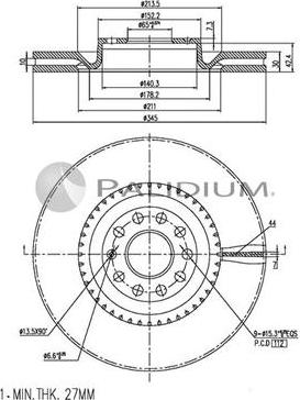 Ashuki P330-084 - Disque de frein cwaw.fr