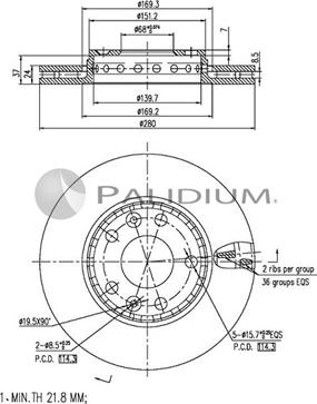 Ashuki P330-085 - Disque de frein cwaw.fr