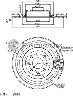 Ashuki P330-086 - Disque de frein cwaw.fr