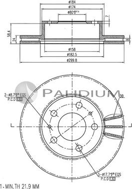 Ashuki P330-023 - Disque de frein cwaw.fr