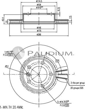 Ashuki P330-078 - Disque de frein cwaw.fr