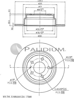 Ashuki P330-104 - Disque de frein cwaw.fr