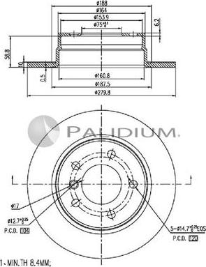 Ashuki P330-110 - Disque de frein cwaw.fr