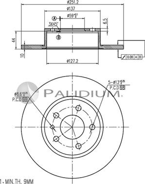 Ashuki P330-111 - Disque de frein cwaw.fr