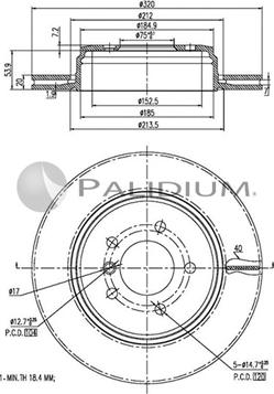 Ashuki P330-130 - Disque de frein cwaw.fr