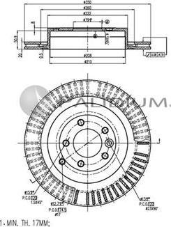 Ashuki P330-131 - Disque de frein cwaw.fr