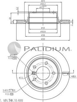 Ashuki P330-127 - Disque de frein cwaw.fr