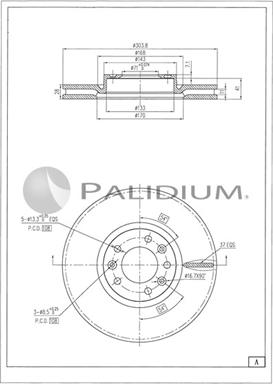 Ashuki P330-249 - Disque de frein cwaw.fr